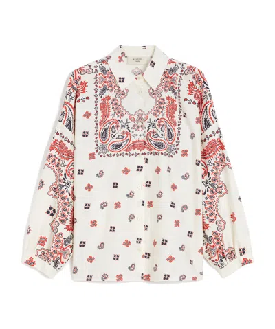 Max Mara Cotton Poplin Shirt In White