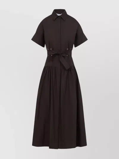 MAX MARA COTTON POPLIN SHIRT COLLAR DRESS