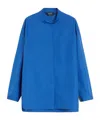 Max Mara Cotton Poplin Shirt In Cornflower