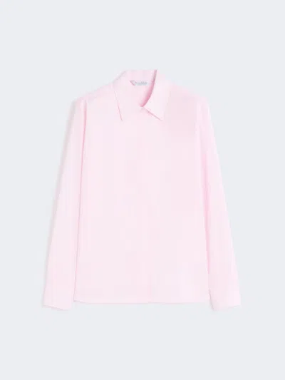 Max Mara Cotton Poplin Shirt In Pink