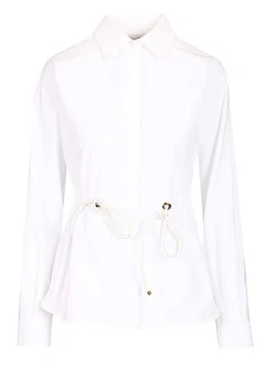 Max Mara Cotton Poplin Shirt Shirts White