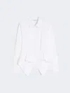Max Mara Cotton Poplin Shirt In White