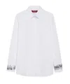 Max Mara Crystal-embellish Shirt In White