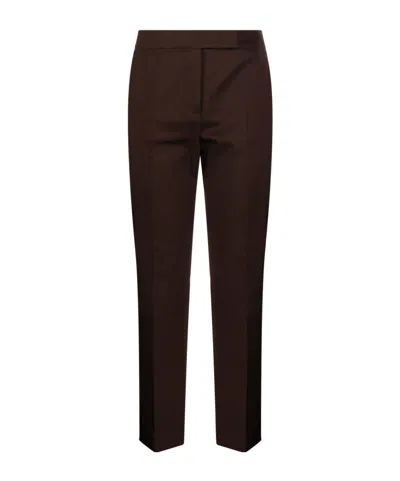 MAX MARA MAX MARA OKRA PLEAT DETAILED CROPPED TROUSERS