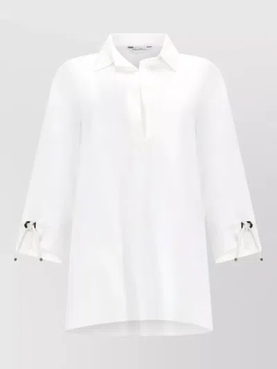 Max Mara Shirt Adorni In White