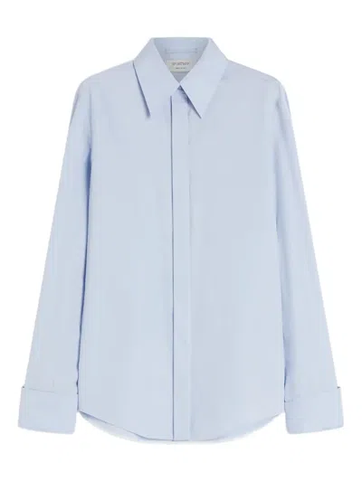 Max Mara Klassisches Hemd In Blue