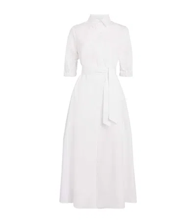 Max Mara Cotton Shirt Dress In White