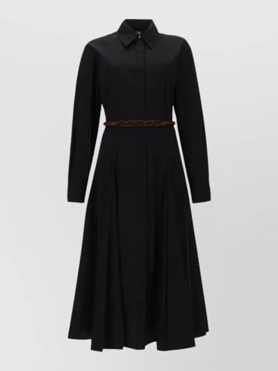 Max Mara Cotton Shirt Midi Dress