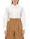 Max Mara Cotton-blend Shirt In White