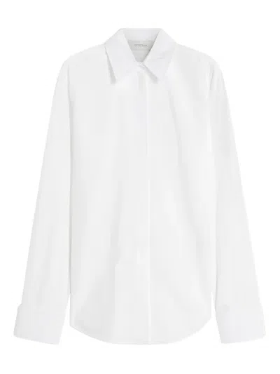 Max Mara Cotton Shirt In White