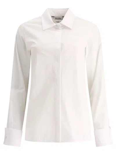Max Mara Cotton Shirt In White