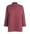 Max Mara Delfina Cotton Button-up Shirt In Yellow