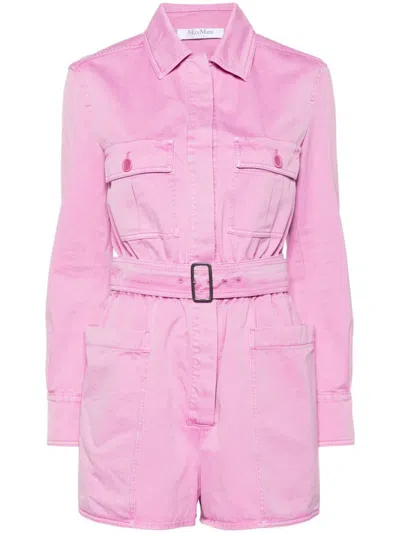 Max Mara Cotton Short Jumpsuit