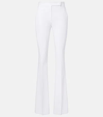 Max Mara Cotton Slim Pants In White