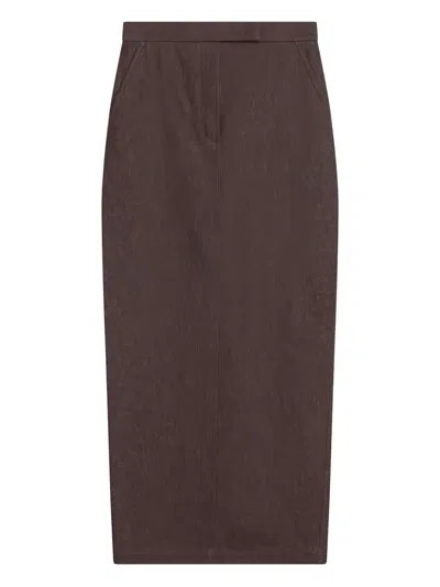 Max Mara Cotton Straight Skirt