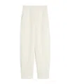 Max Mara Cotton Sweatpants In White