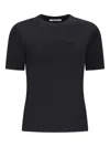 Max Mara Adelio Black Viscose Blend T-shirt In Black