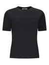 Max Mara Adelio Black Viscose Blend T-shirt In Black