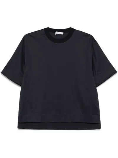 Max Mara Cotton T-shirt In Blue