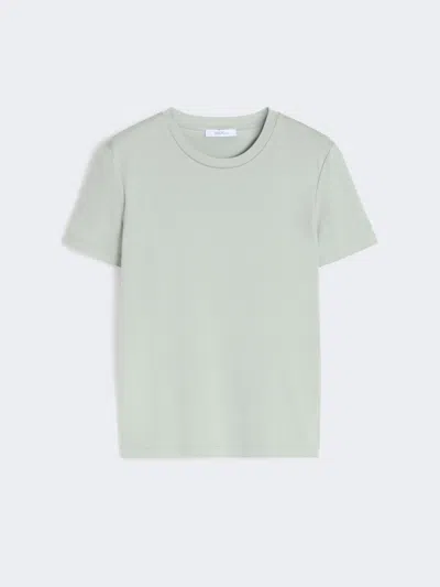Max Mara Cotton T-shirt In Green