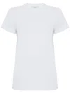 Max Mara Cotton T-shirt In White In White
