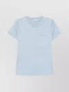 Max Mara Cotton T-shirt Logo Chest Pocket In Multi