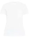 Max Mara Embroidered Logo T-shirt In White