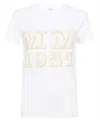 Max Mara Cotton T-shirt In White