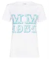 Max Mara T-shirt Mit Grafischem Print In White