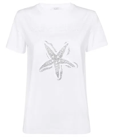 Max Mara Cotton T-shirt In White