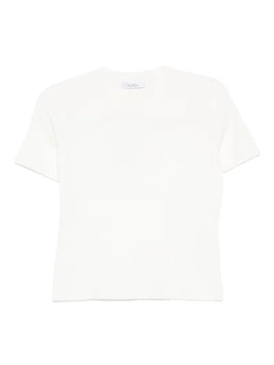 Max Mara Cotton T-shirt In White