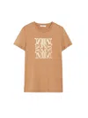 Max Mara Taverna Logo-embroidered T-shirt In Brown