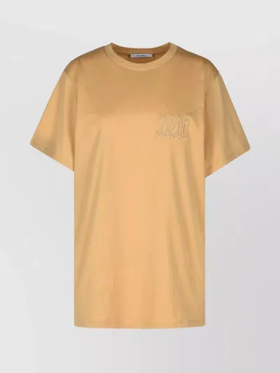 Max Mara Cotton T-shirt With Logo