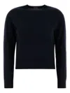 Max Mara Women Cotton T-shirt With Logo In Black