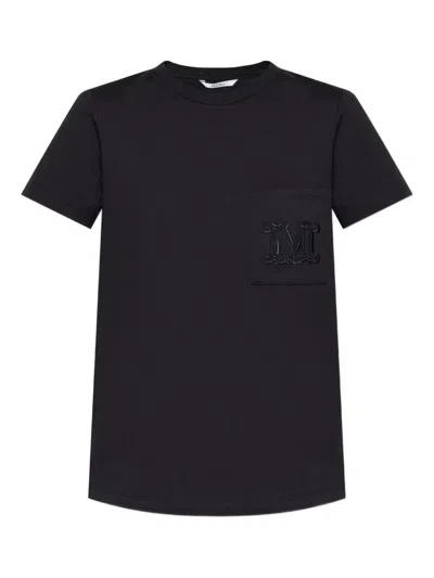 MAX MARA MAX MARA COTTON T-SHIRT WITH LOGO