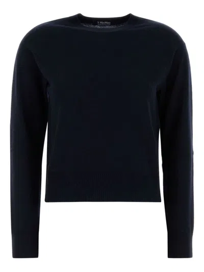 Max Mara Women Cotton T-shirt With Logo In Multi