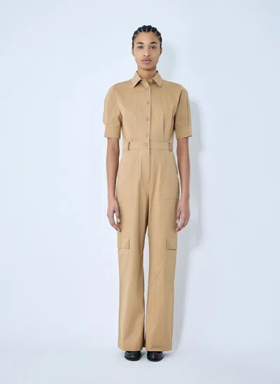 MAX MARA COTTON TAILORED JUMPSUIT