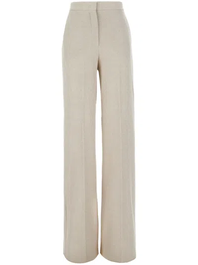 MAX MARA COTTON TAILORED TROUSERS