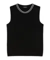 Max Mara Cotton Top In Black