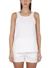 Max Mara Cotton Tops. In White
