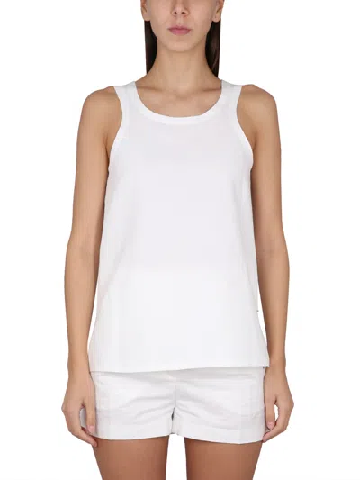 Max Mara Cotton Tops. In White