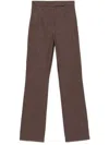Max Mara Galicia Denim Trousers Clothing In Brown