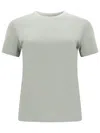 Max Mara Cotton T-shirt In Gray
