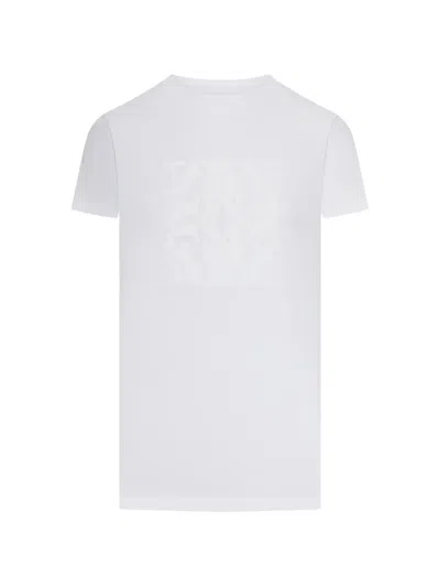 Max Mara Logo Cotton T-shirt In White