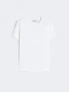 Max Mara Basic Cotton Jersey T-shirt In White