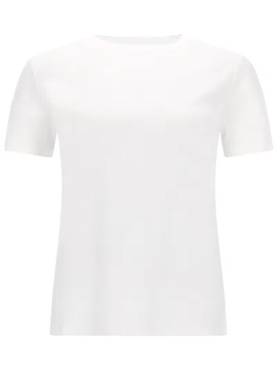 Max Mara Cotton Tshirt In White