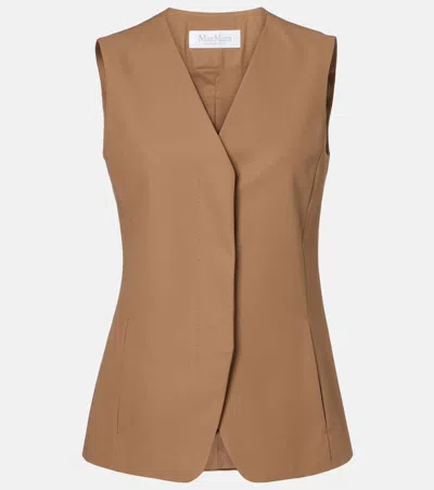 Max Mara Cotton Twill Vest
