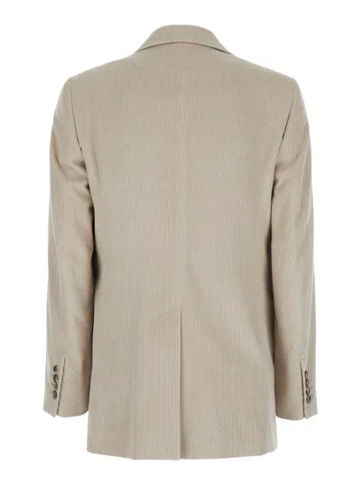 Max Mara Cotton-cashmere Blend Blazer In Multi