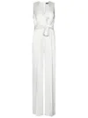 Max Mara White Jumpsuit In White