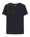 Max Mara Pontile Short-sleeve T-shirt In Blue